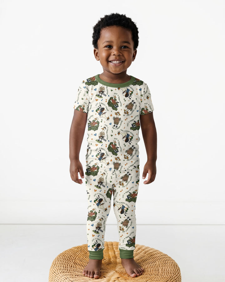 Zweiteiliges, kurzärmliges Pyjama-Set mit Marienkäfern