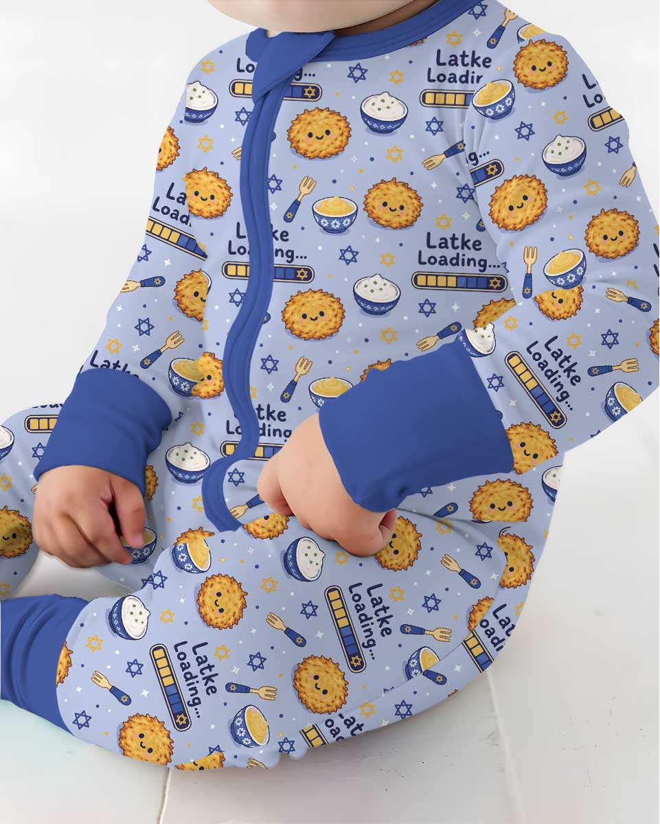 Latke For Hanukkah Bamboo Convertible Zippy