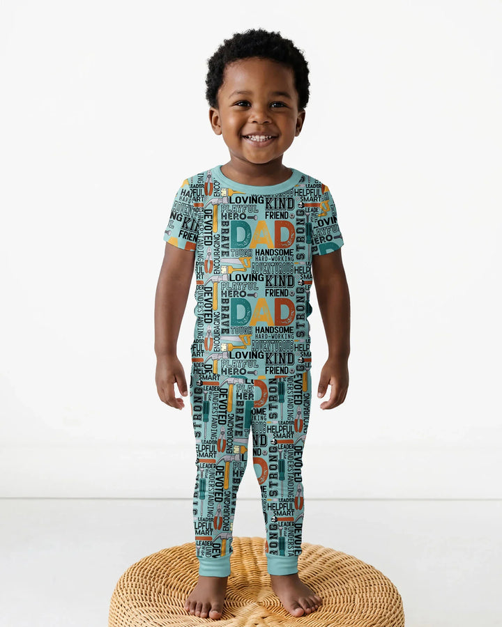 Zweiteiliges, kurzärmliges Pyjama-Set mit Marienkäfern