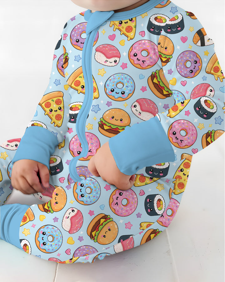 Kawaii Snack Party Bamboo Convertible Zippy