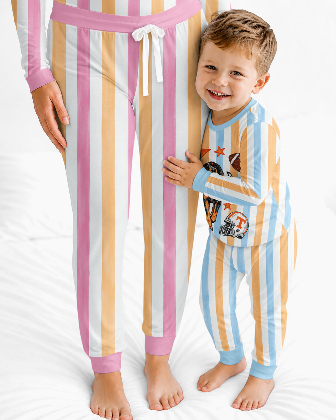 Game Day Puppy And Bows Bamboo Women Pajama Set