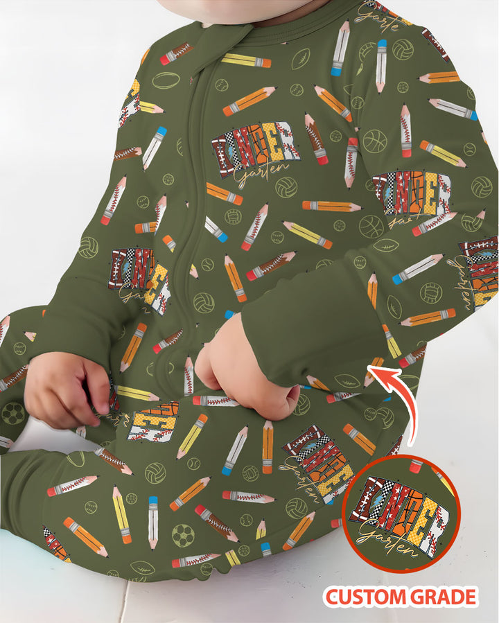 Gerippte Babykleidung mit individuellem Foto - Weich &amp; Skizzenhaft