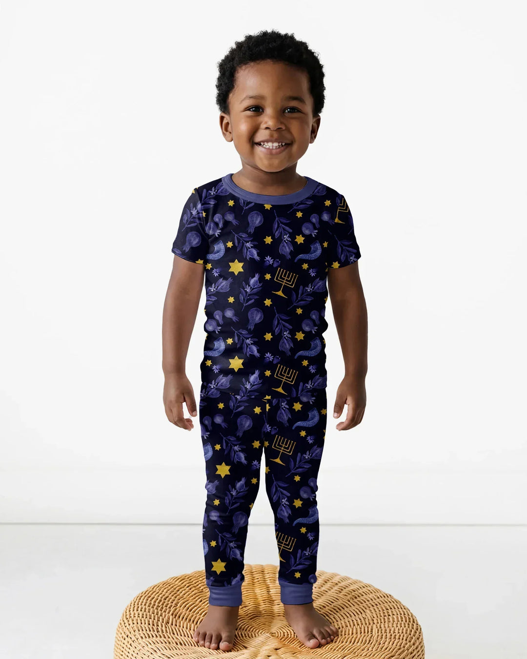 Zweiteiliges, kurzärmliges Pyjama-Set mit Marienkäfern