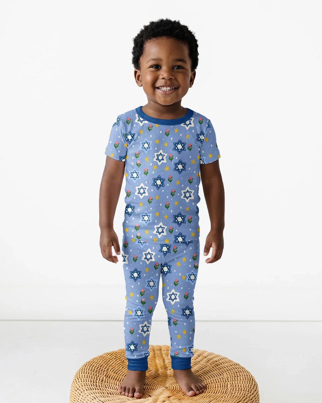 Zweiteiliges, kurzärmliges Pyjama-Set mit Marienkäfern
