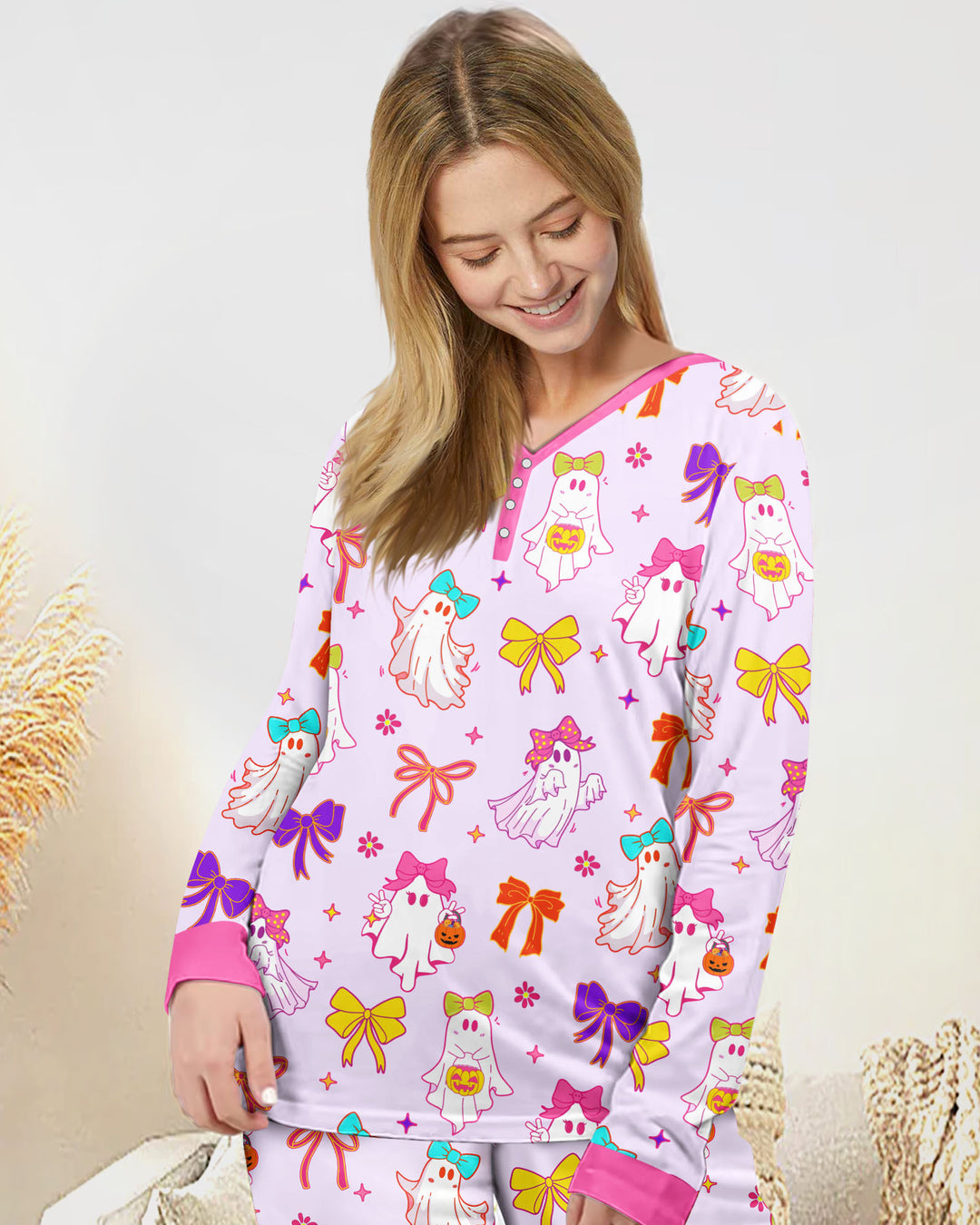 Vorlage Bambus Damen Pyjama Set