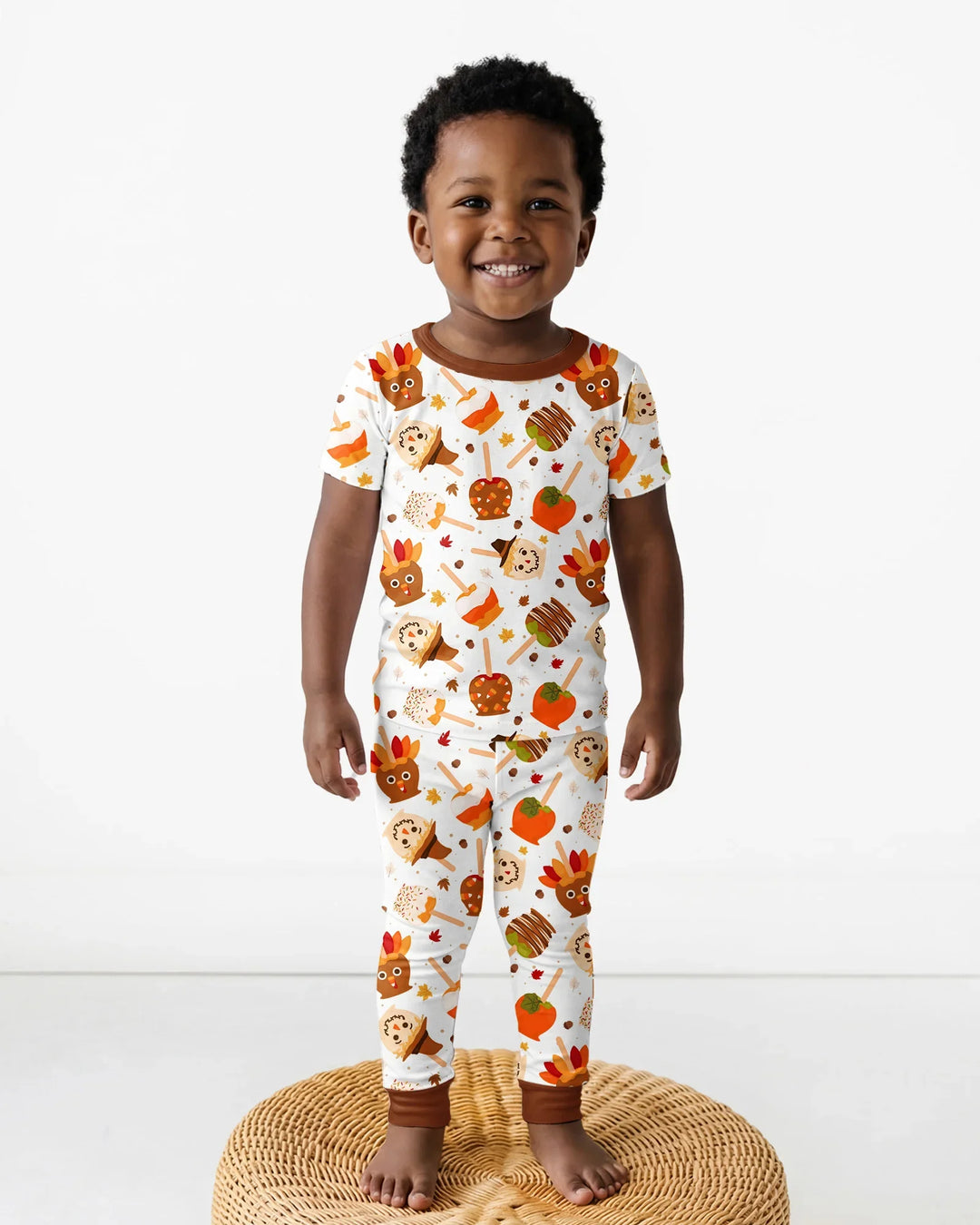 Zweiteiliges, kurzärmliges Pyjama-Set mit Marienkäfern