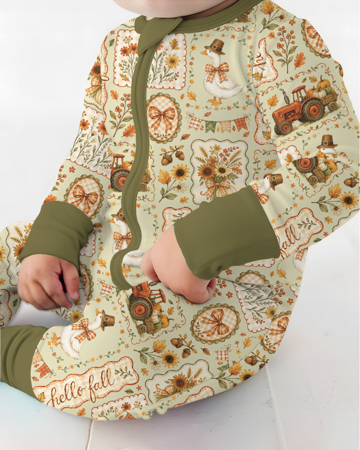 Gerippte Babykleidung mit individuellem Foto - Weich &amp; Skizzenhaft