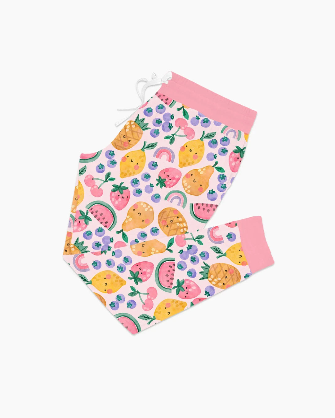 Fruitie Cuties Familien-Pyjama-Set aus Bambus für Damen