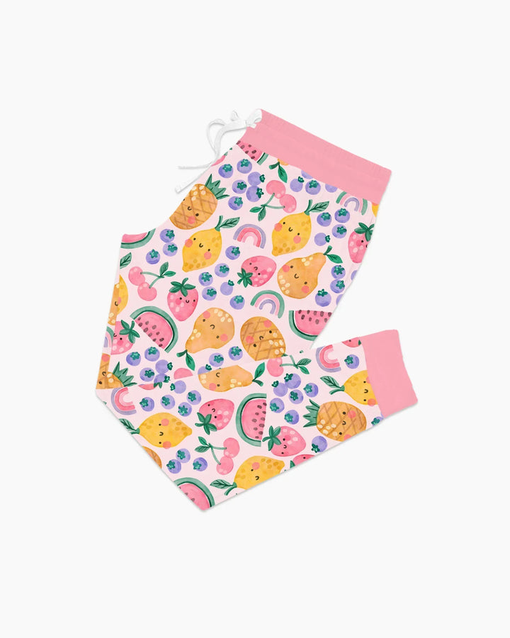 Fruitie Cuties Familien-Pyjama-Set aus Bambus für Damen