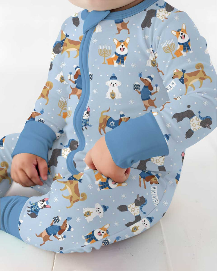 Hanukkah Dogs Bamboo Convertible Zippy
