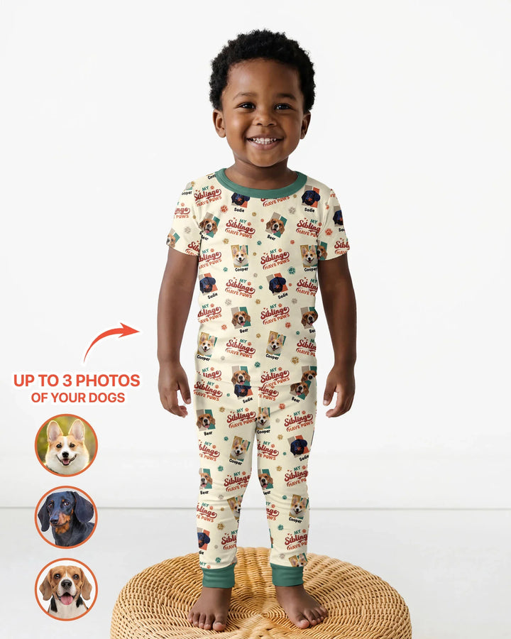 Zweiteiliges, kurzärmliges Pyjama-Set mit Marienkäfern