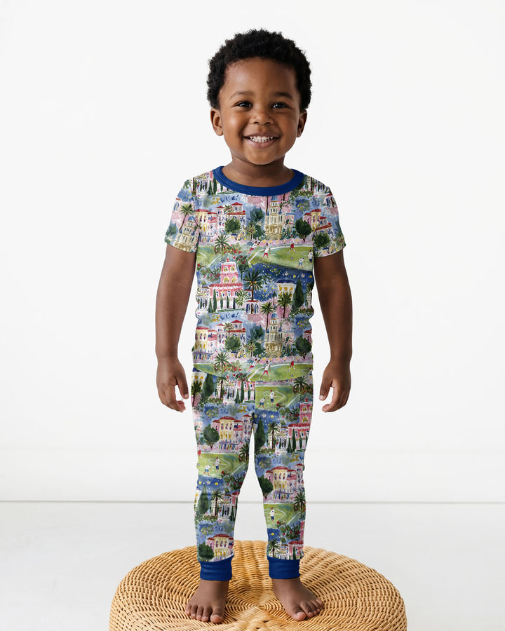 Zweiteiliges, kurzärmliges Pyjama-Set mit Marienkäfern