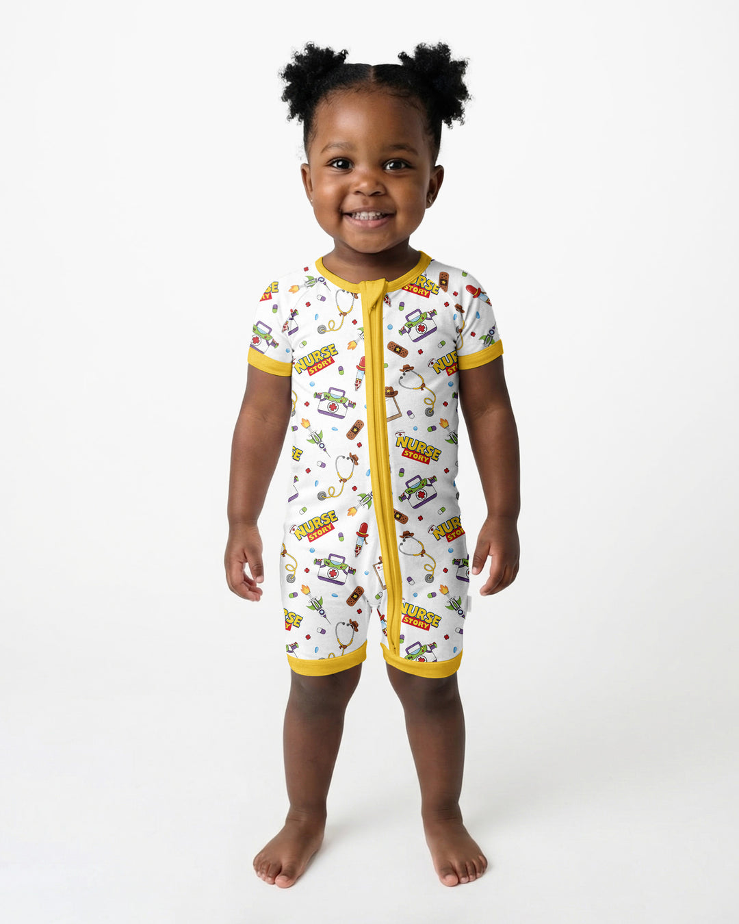 Nurse Story Bamboo Shorty Zippy