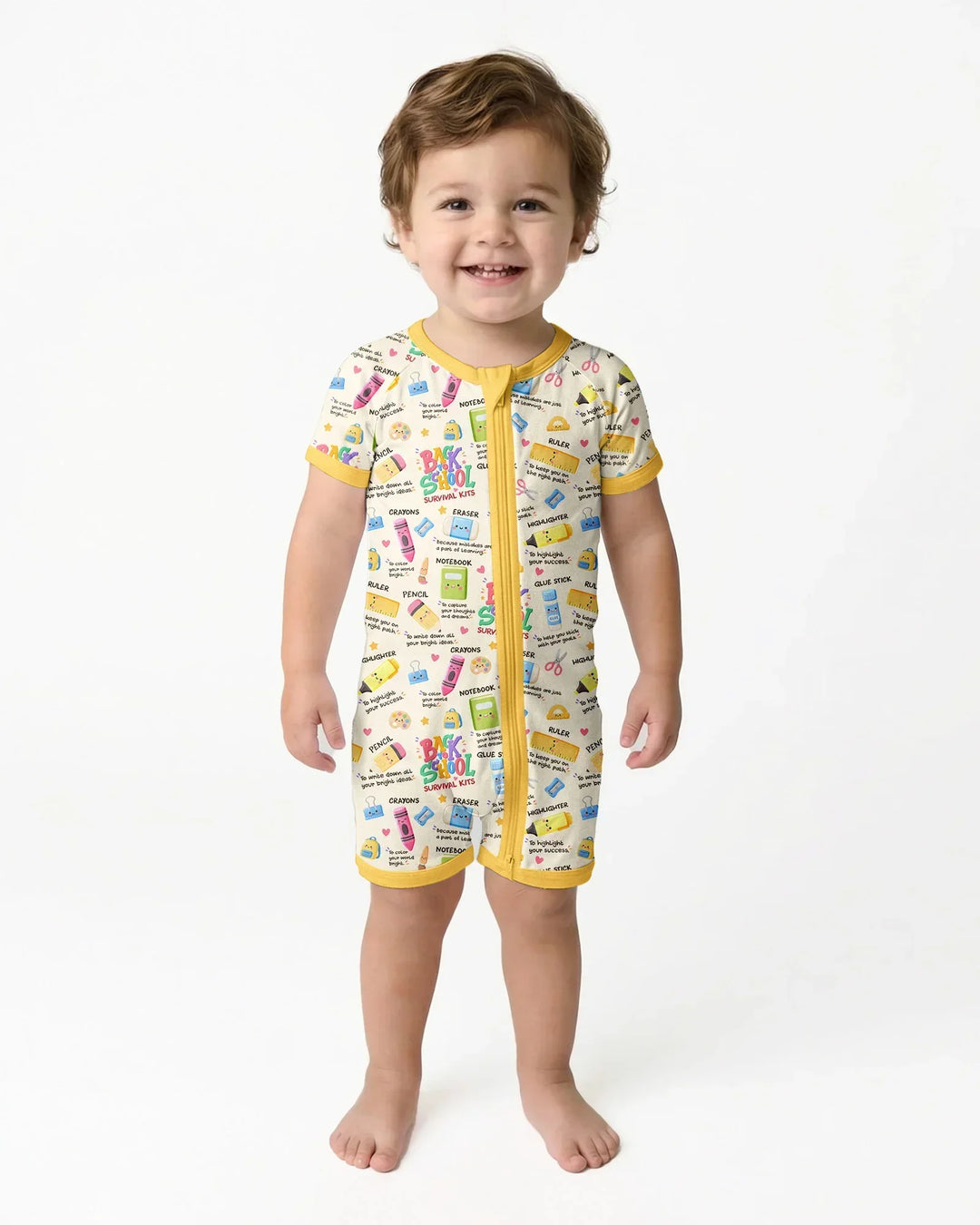 Back To School Survival Kit Bamboo Shorty Zippy