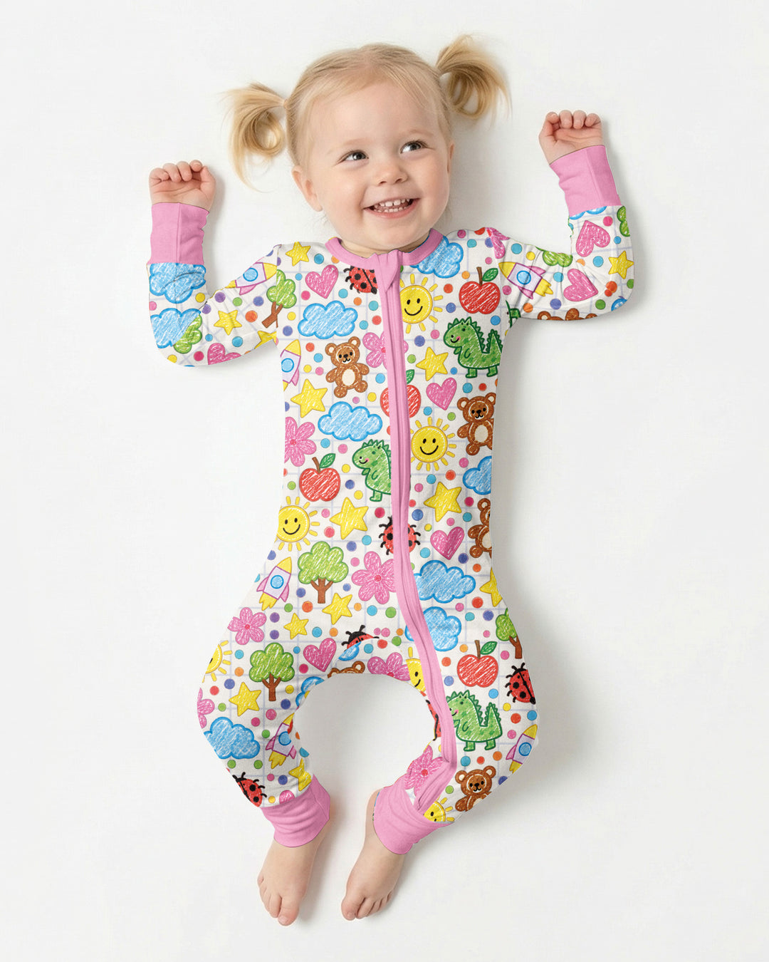 Baby Cute Draw Bamboo Convertible Zippy