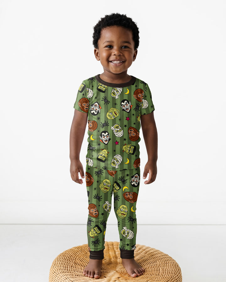 Zweiteiliges, kurzärmliges Pyjama-Set mit Marienkäfern