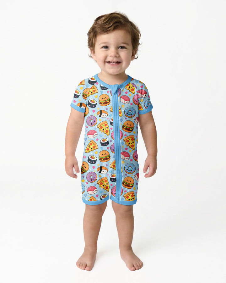 Kawaii Snack Party Bamboo Shorty Zippy