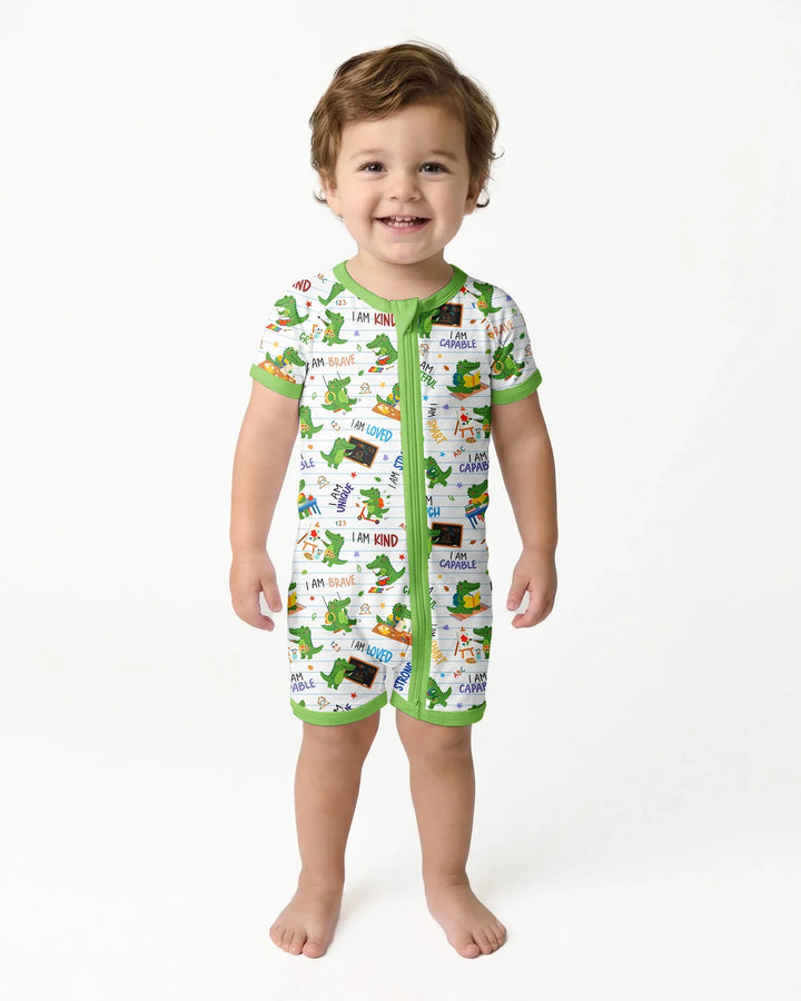 Brave Gator Days Bamboo Shorty Zippy