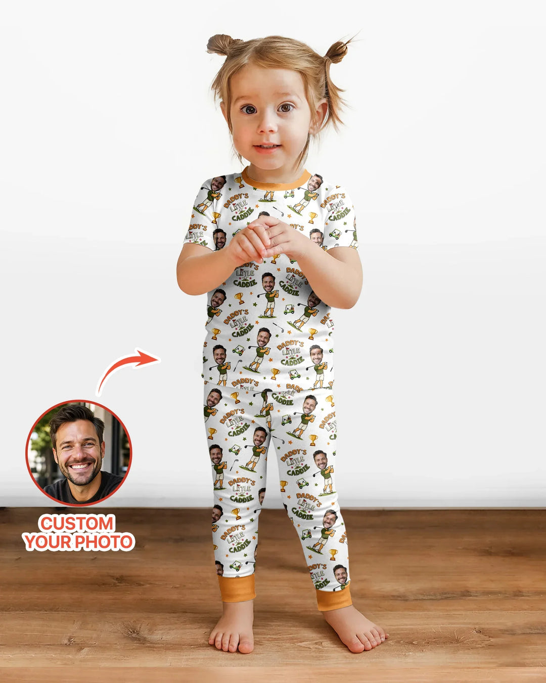 Zweiteiliges, kurzärmliges Pyjama-Set mit Marienkäfern