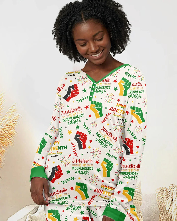 Vorlage Bambus Damen Pyjama Set