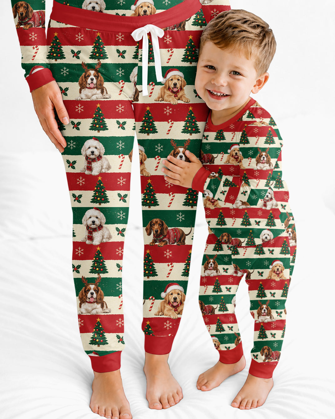 Dog Lover Christmas Bamboo Women Pajama Set