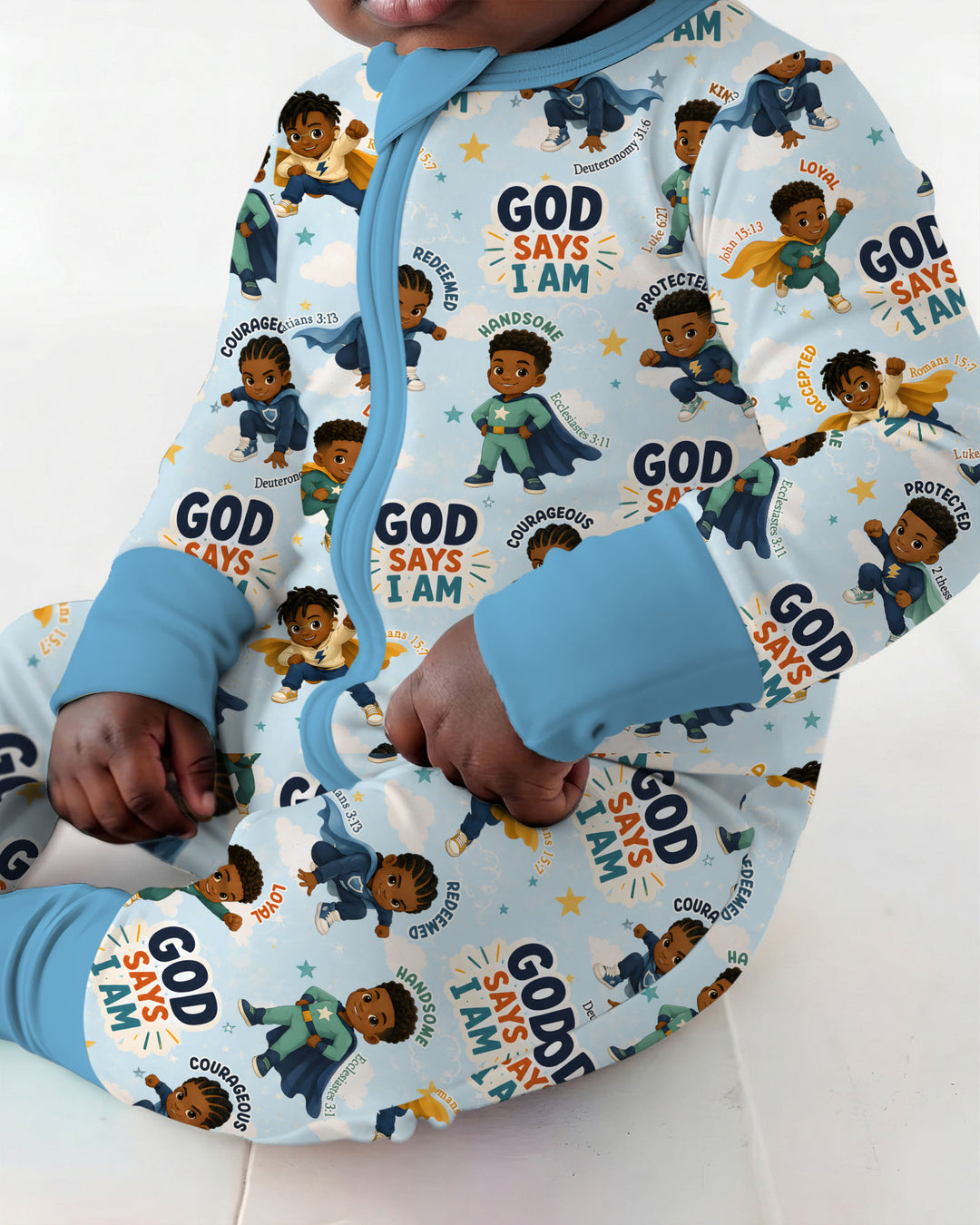 Gerippte Babykleidung mit individuellem Foto - Weich &amp; Skizzenhaft
