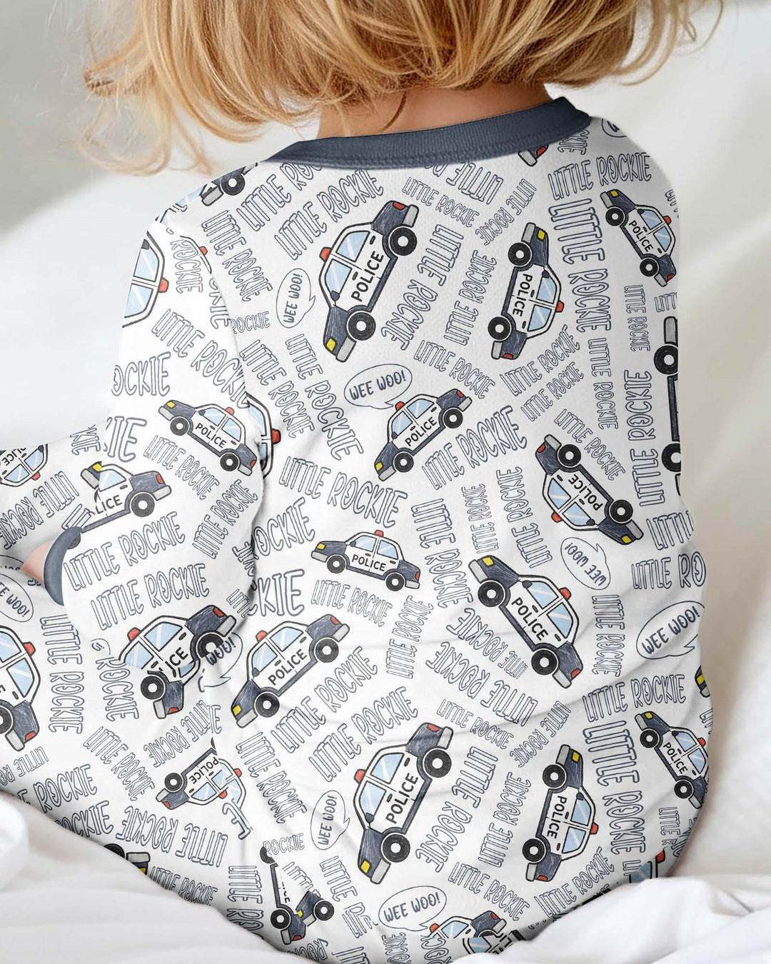 Gerippte Babykleidung mit individuellem Foto - Weich &amp; Skizzenhaft