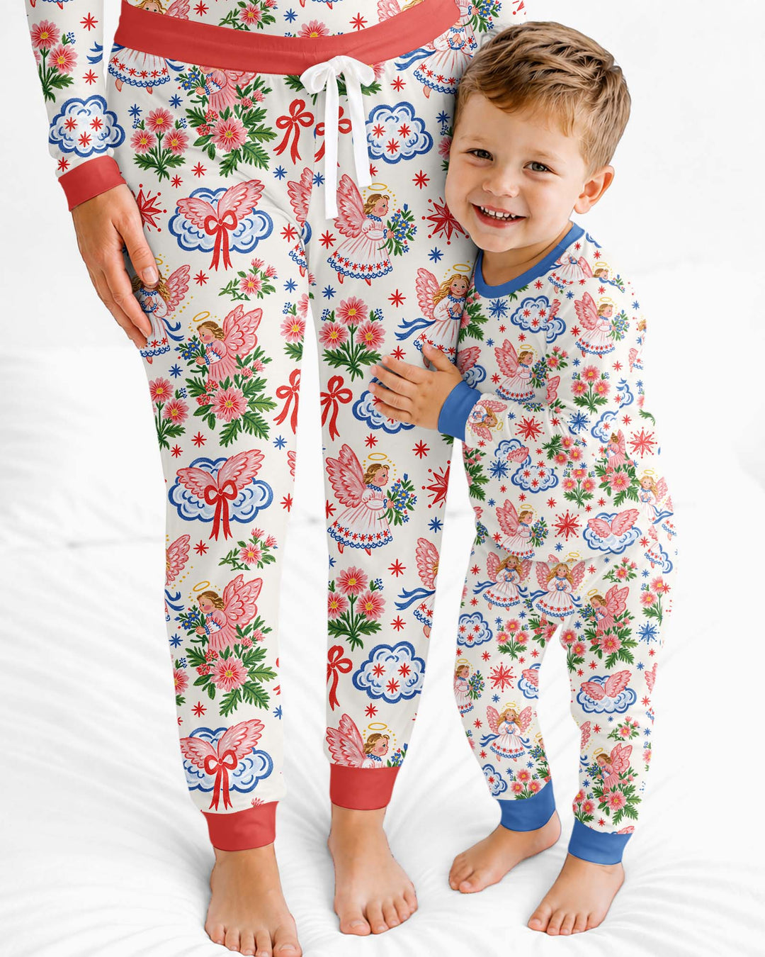 Angel Christmas Bamboo Women Pajama Set
