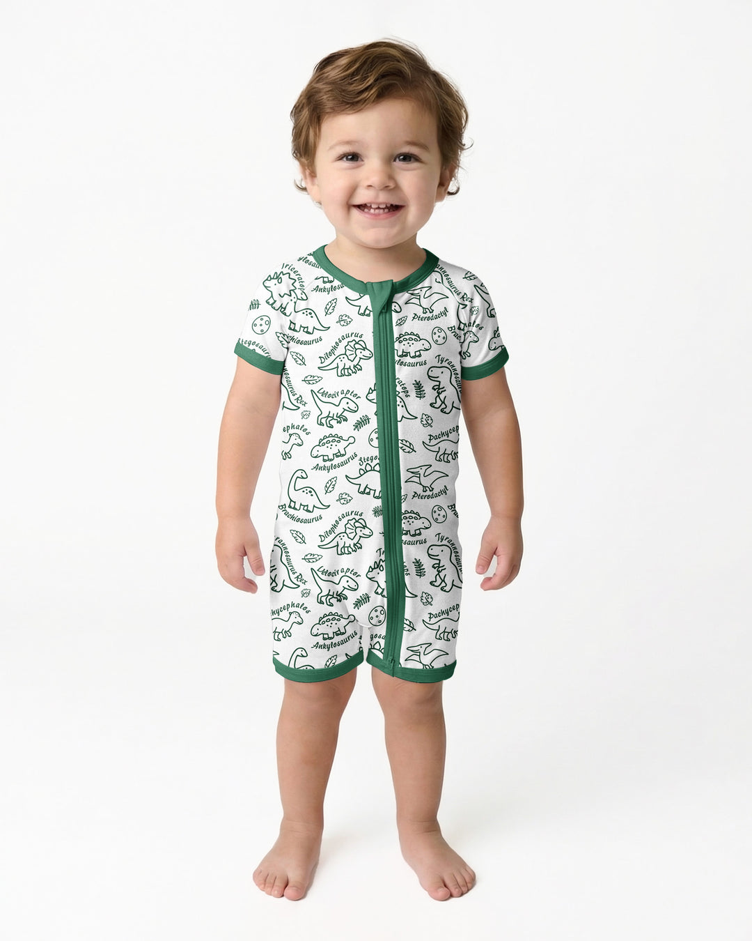 Dinosaur Park Bamboo Shorty Zippy