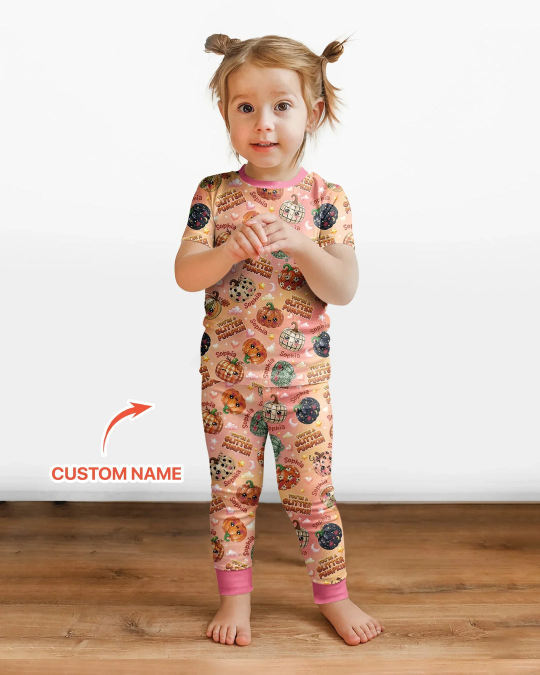 Zweiteiliges, kurzärmliges Pyjama-Set mit Marienkäfern