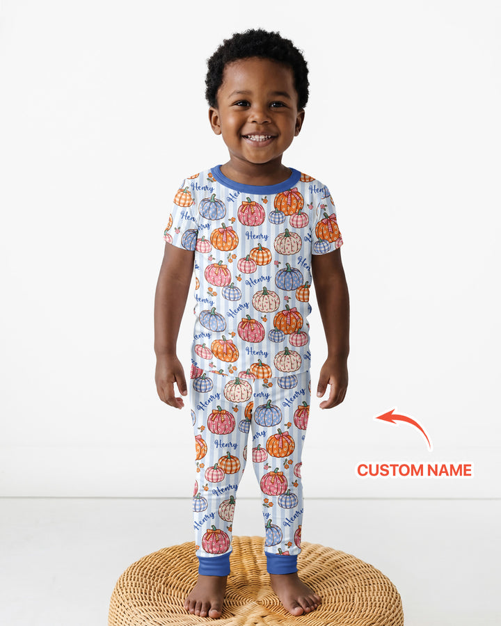 Zweiteiliges, kurzärmliges Pyjama-Set mit Marienkäfern
