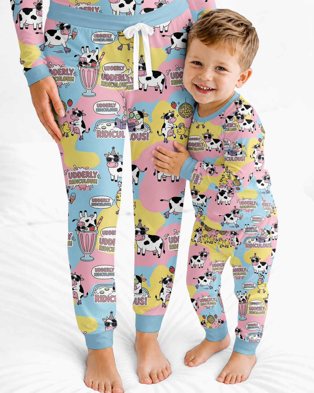 Too Ridiculous To Moo Bamboo Women Pajama Set