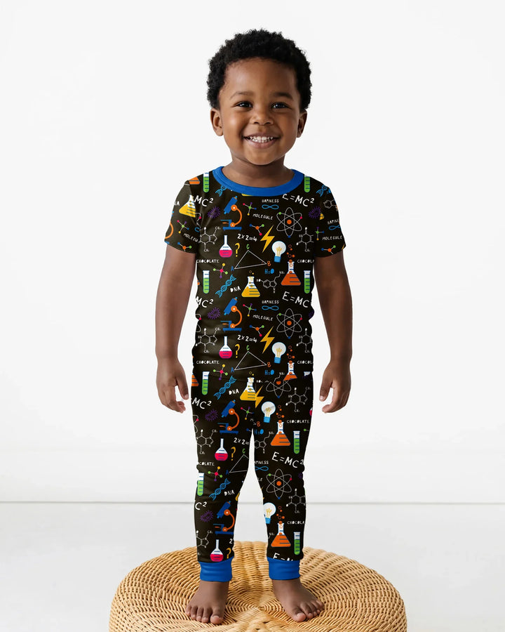 Zweiteiliges, kurzärmliges Pyjama-Set mit Marienkäfern