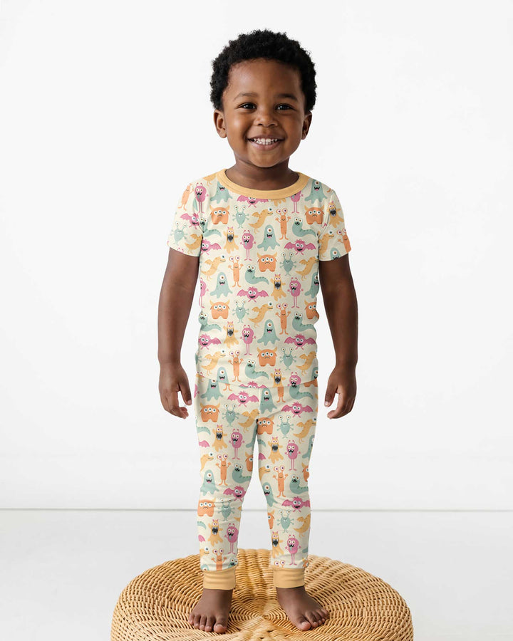 Monster Boo Bash Bamboo Two Piece Short Sleeve Pajama Set