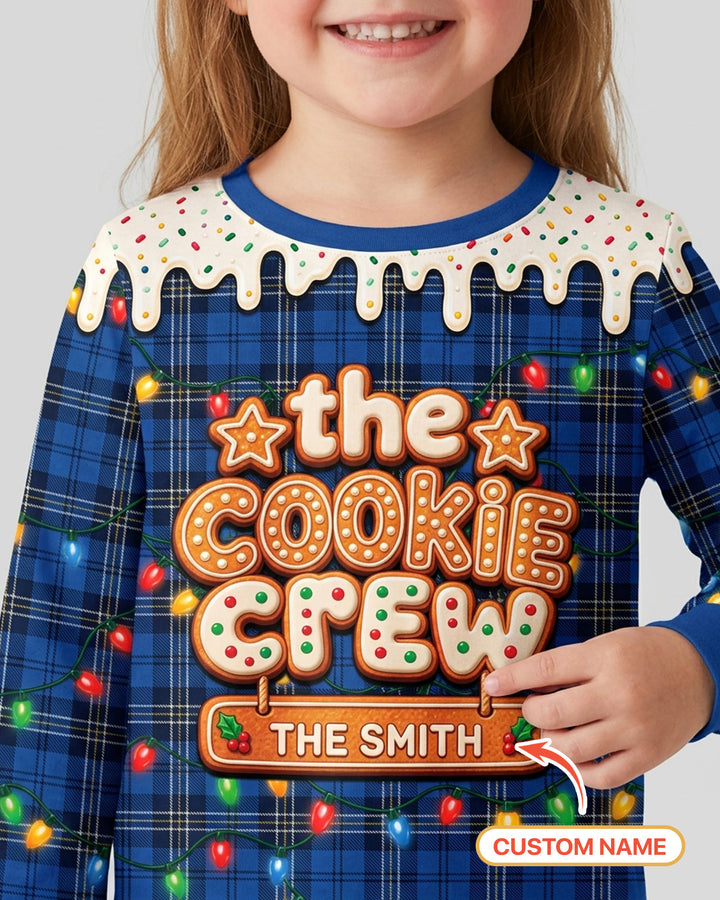 The Cookie Crew Custom Name Bamboo Two Piece Long Sleeve Pajama Set