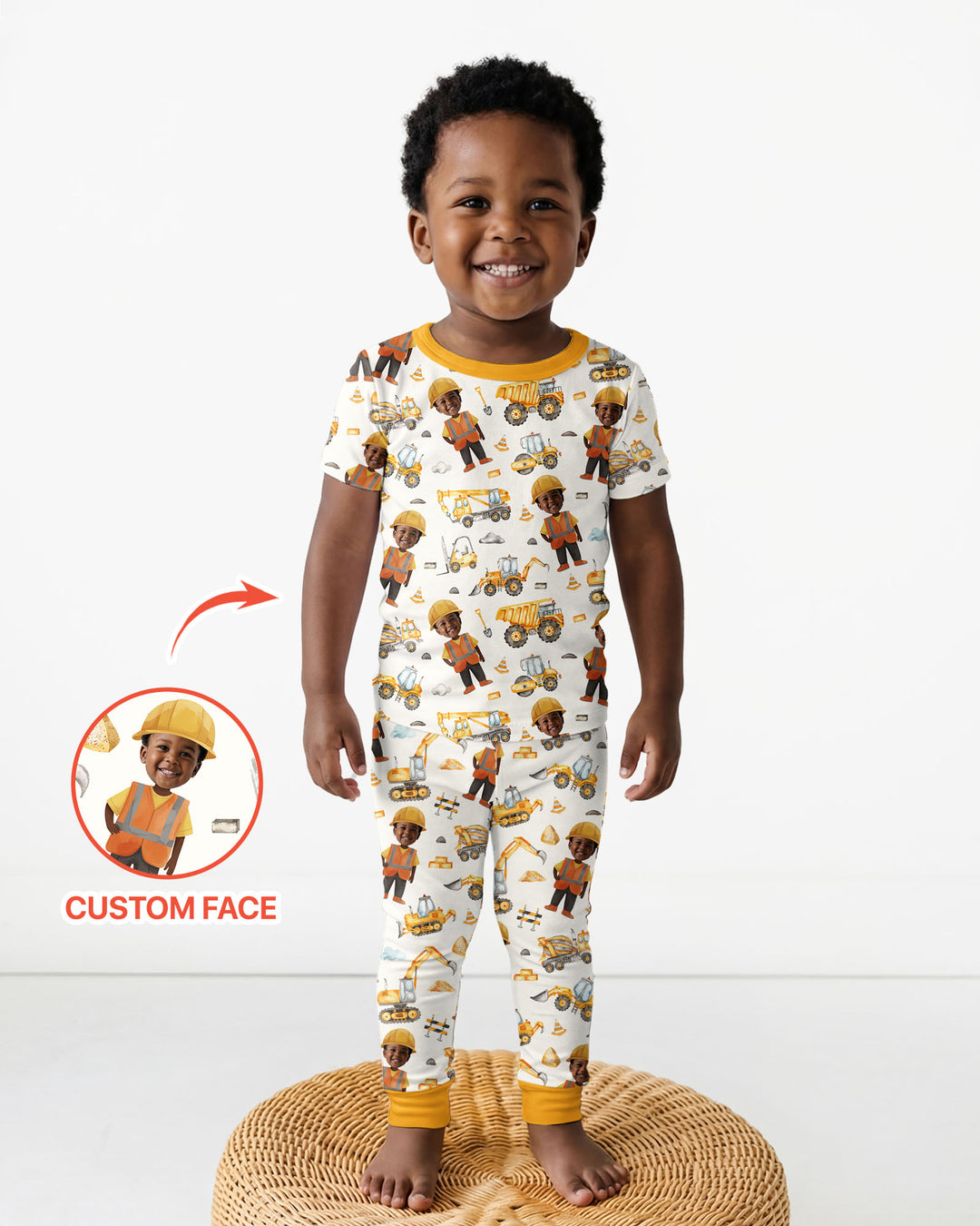 Zweiteiliges, kurzärmliges Pyjama-Set mit Marienkäfern