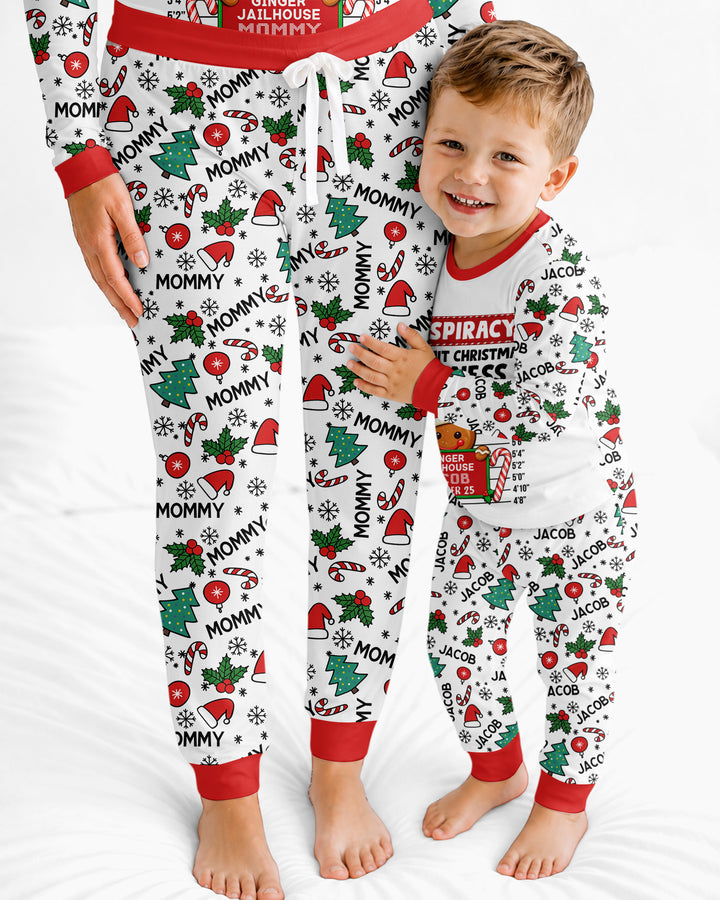 Funny Christmas Family Matching Bamboo Women Pajama Set