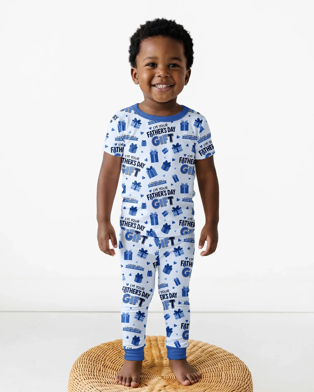 Zweiteiliges, kurzärmliges Pyjama-Set mit Marienkäfern