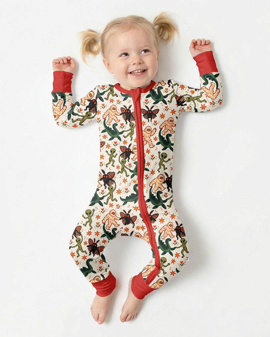 Dancing Cryptids Bamboo Convertible Zippy