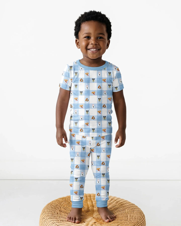 Zweiteiliges, kurzärmliges Pyjama-Set mit Marienkäfern