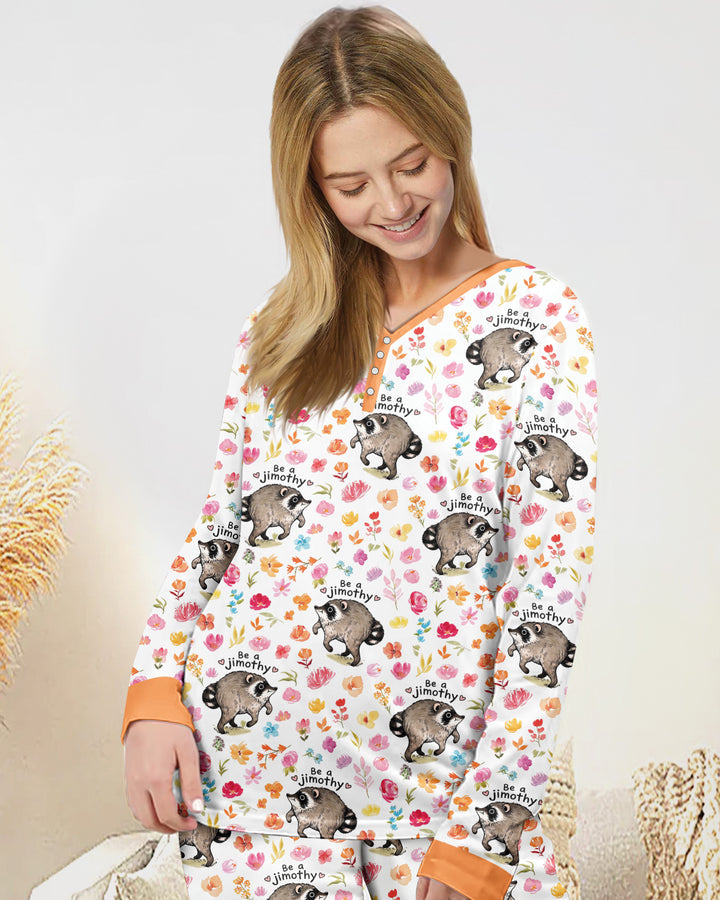 Be A Jimothy Family Matching Bamboo Women Pajama Set