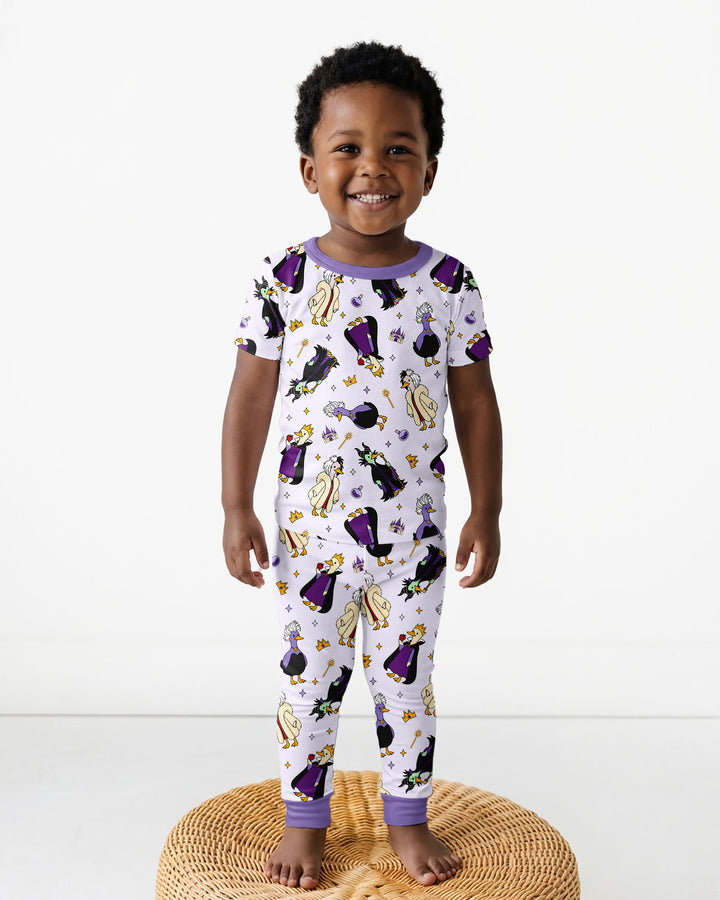 Zweiteiliges, kurzärmliges Pyjama-Set mit Marienkäfern