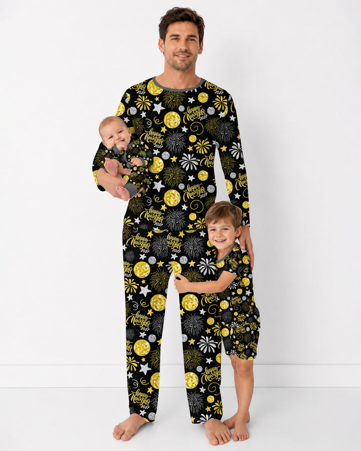 New Year's Eve Celebration 2027  Bamboo Men's Pajama Set