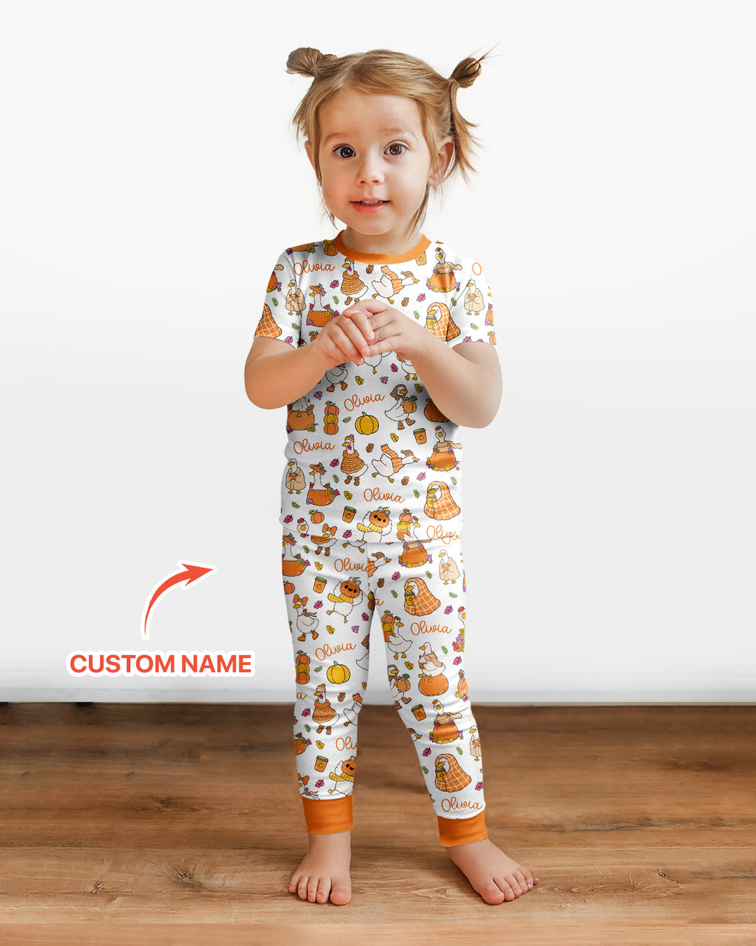Zweiteiliges, kurzärmliges Pyjama-Set mit Marienkäfern