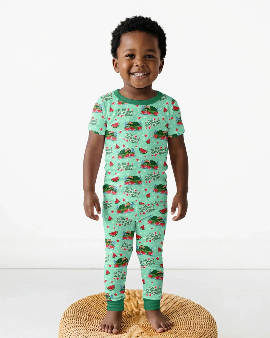 Zweiteiliges, kurzärmliges Pyjama-Set mit Marienkäfern