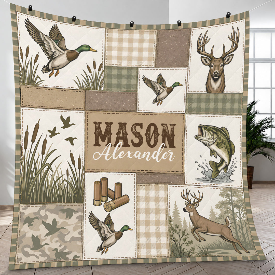 Vorlage Quilt Decke