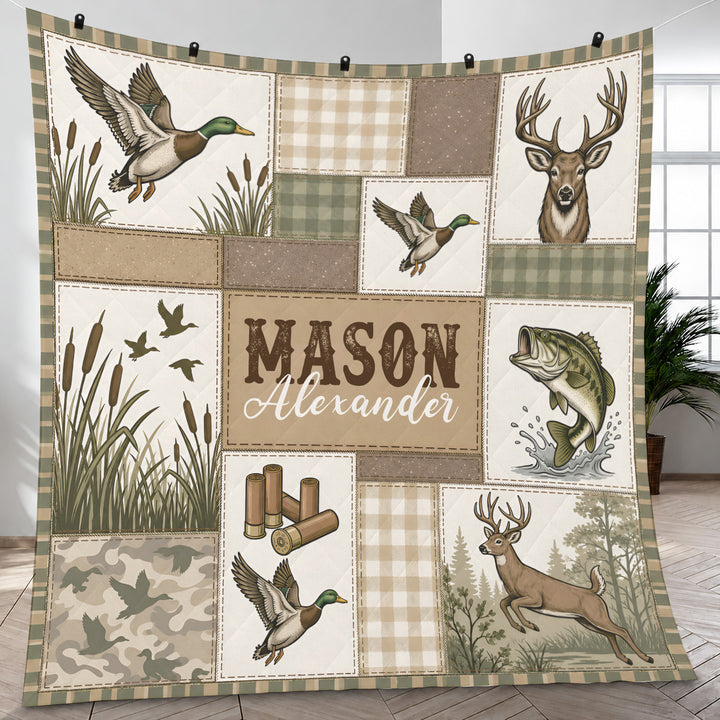 Vorlage Quilt Decke