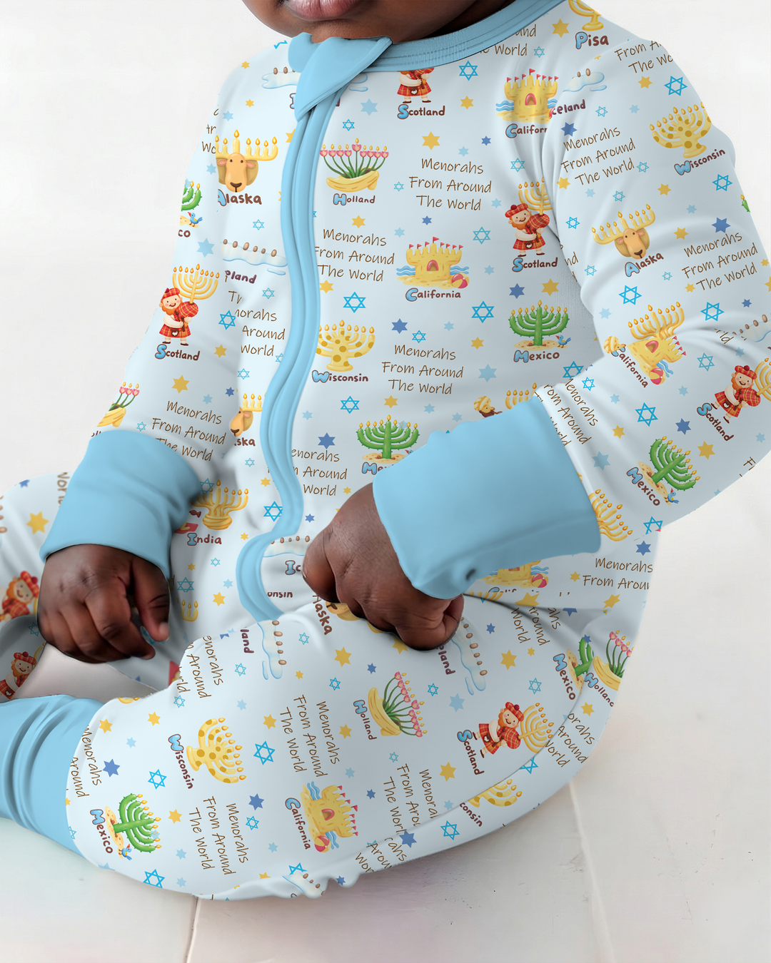 Menorahs From Around The World Bamboo Convertible Zippy