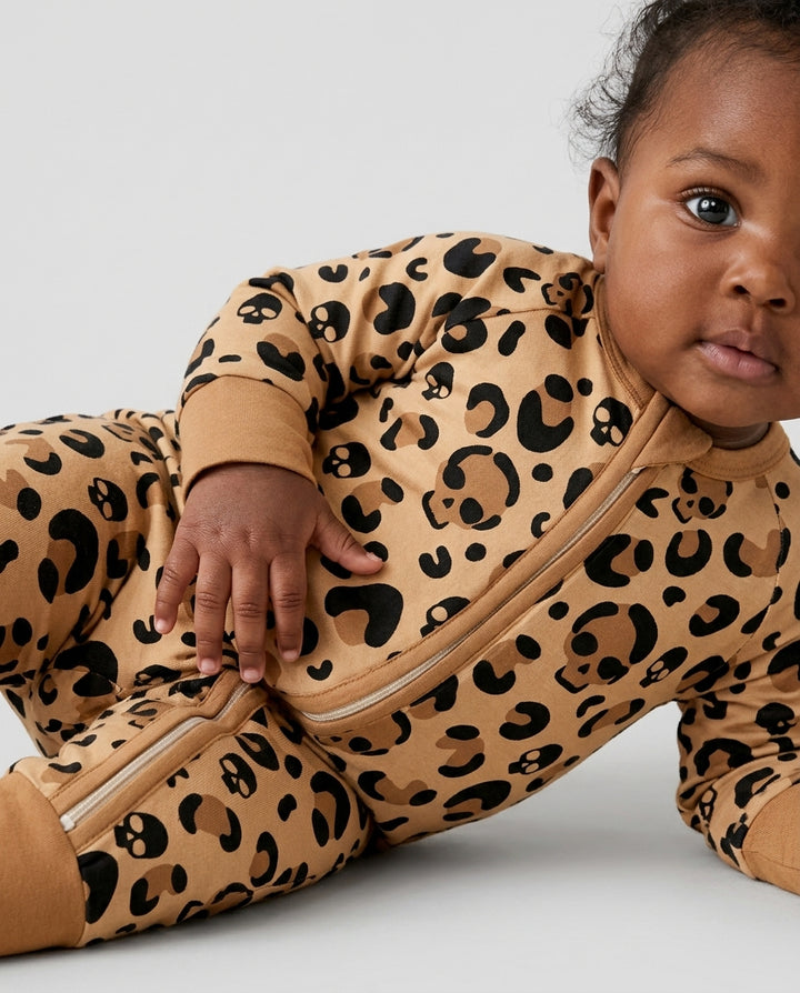 Leopard Skull Bamboo Convertible Zippy