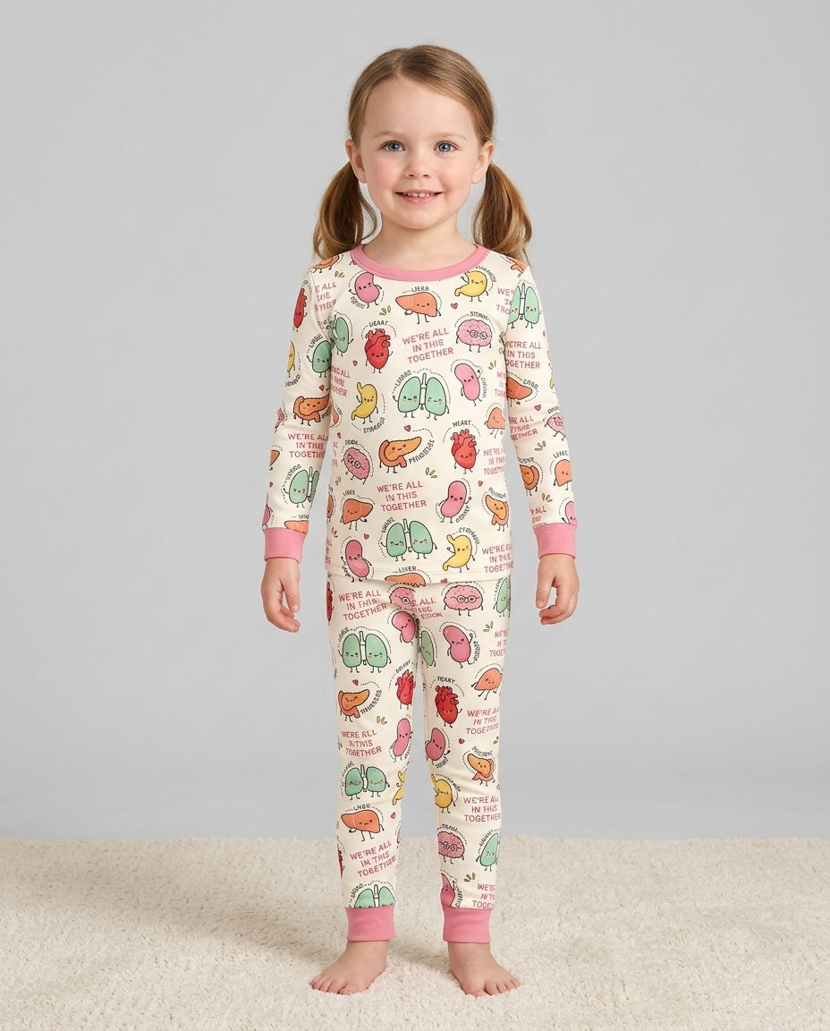We're All In This Together Bamboo Two Piece Long Sleeve Pajama Set